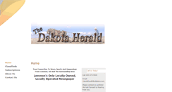 Desktop Screenshot of dakotaherald.net